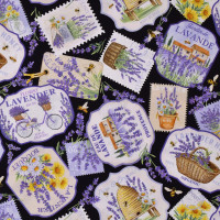 Patchworkstoff Lavendel kleine Motive Lavender Market Patchworkstoff Lavendel kleine Motive Lavender Market