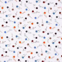 SALE 1 m Patchworkstoff Katzen Wollknäuel Wolle Schrift "Feline Friends" Weiß SALE 1 m Patchworkstoff Katzen Wollknäuel Wolle Schrift "Feline Friends" Weiß