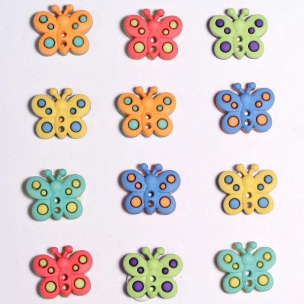 Knöpfe Schmetterlinge Butterflies