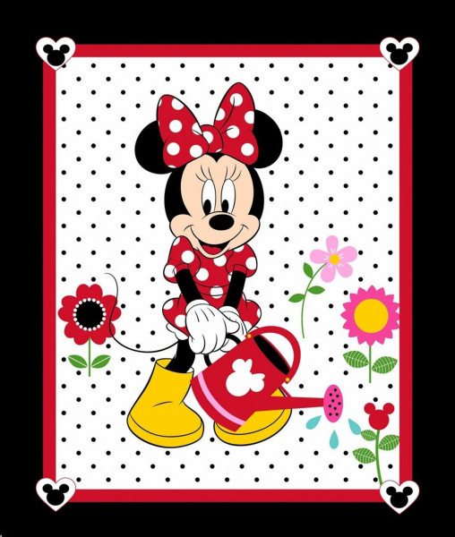 Disney Minnie Mouse Garten Panel