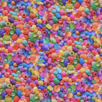 Patchworkstoff Stricken Wollknäuel Vintage "Knit One Purl Two" bunt Patchworkstoff Stricken Wollknäuel Vintage "Knit One Purl Two" bunt