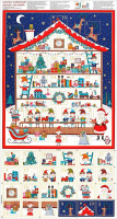 Adventskalender Selbernähen DIY Panel "Santa`s Workshop" Adventskalender Selbernähen DIY Panel "Santa`s Workshop"