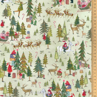 acufactum Weihnachten Weihnachtsfabelwald Baumwollstoff acufactum Weihnachten Weihnachtsfabelwald Baumwollstoff