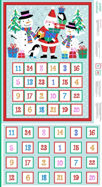 SALE Adventskalender DIY Jolly Santa Weihnachten