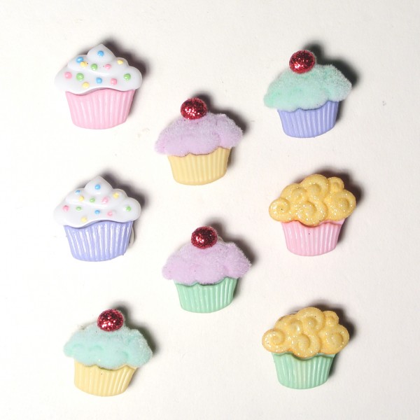 Motivknöpfe Muffins mini