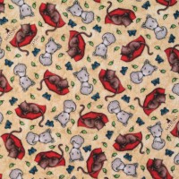 SALE 1,5 m Patchworkstoff My Story kleine Katzen und Mäuse Santoro SALE 1,5 m Patchworkstoff My Story kleine Katzen und Mäuse Santoro