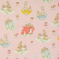 SALE 1 m Patchworkstoff Hasen Frühling "Bunnies and Cream" rosa SALE 1 m Patchworkstoff Hasen Frühling "Bunnies and Cream" rosa