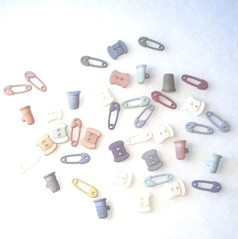 Motivknöpfe 30 Dekoknöpfe Nähen Minis Tiny Sewing