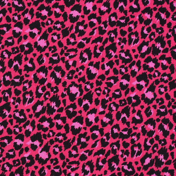 Baumwollstoff Animalprint Leopard Jewels Tones Webware rubin