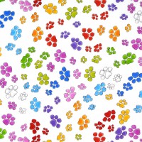 Vorschau: Loralie Hunde Patchworkstoff "Go Doggy" Pfoten weiß Vorschau: Loralie Hunde Patchworkstoff "Go Doggy" Pfoten weiß