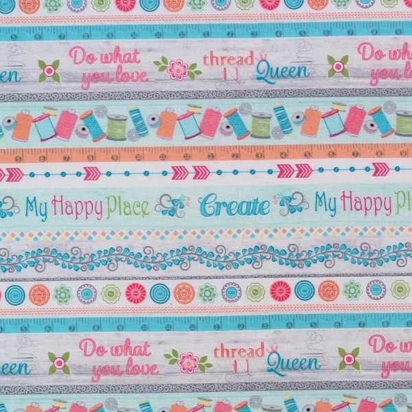 My Happy Place Motive und Zitate bunt