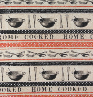 SALE 0,8 m Patchworkstoff Küche Geschirr "Bon Appetit" Bordüren SALE 0,8 m Patchworkstoff Küche Geschirr "Bon Appetit" Bordüren