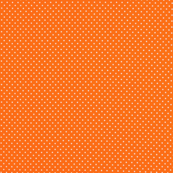 Baumwollstoff Punkte Pünktchen orange Basics Webware