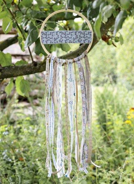 Webbänder Bänderpaket "Vergimeinnicht" acufactum Bändermix beige