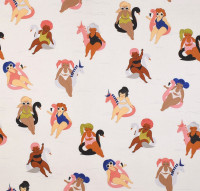 Patchworkstoff Frauen "Flirty and Floaty" Sommer Badeschönheiten Patchworkstoff Frauen "Flirty and Floaty" Sommer Badeschönheiten