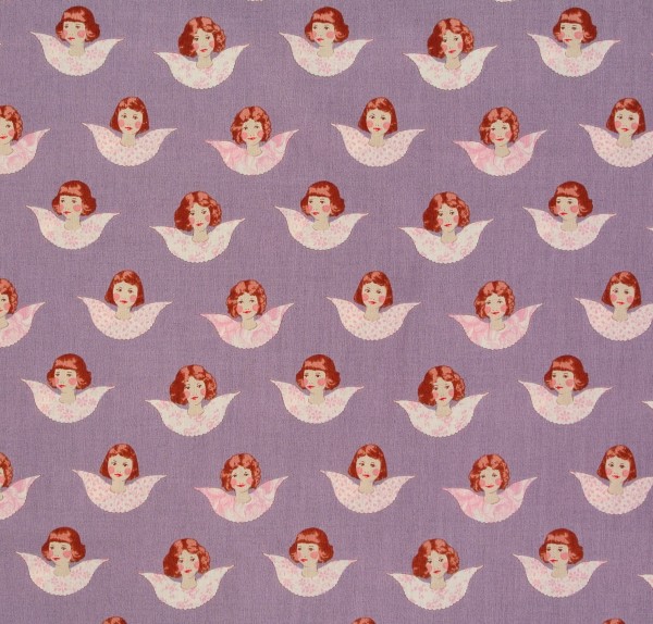 Tilda Patchworkstoff Engel violett "Old Rose"