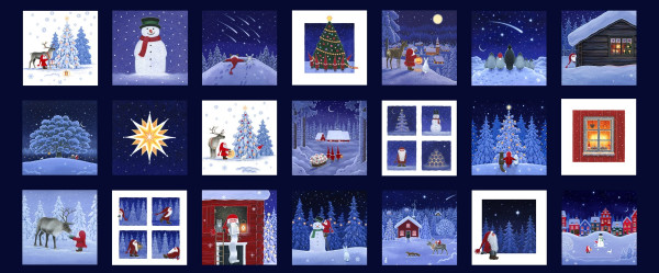 0,45 m Weihnachten Tomte Wichtel "Forest Friends" kleine Bilder