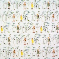 Baumwollstoff Winter Elfen acufactum Wintergras Baumwollstoff Winter Elfen acufactum Wintergras