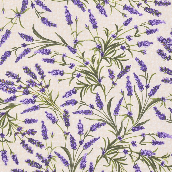 Lavendel Patchworkstoff Lavender Sachet Lavendelblüten Zweige