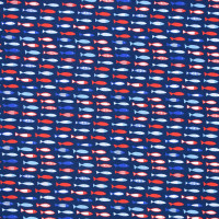 Baumwollstoff maritim kleine Fische dunkel Webware Baumwollstoff maritim kleine Fische dunkel Webware