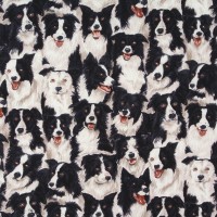 Patchworkstoff Bordercollie Hunde Hundestoff Makower Patchworkstoff Bordercollie Hunde Hundestoff Makower