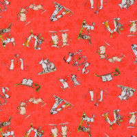 SALE 1 m Patchworkstoff "From the Heart" Tiere Liebe Freundschaft rot SALE 1 m Patchworkstoff "From the Heart" Tiere Liebe Freundschaft rot