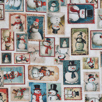 Weihnachten Schneemänner Christmas Party Bilder Patchworkstoff Weihnachten Schneemänner Christmas Party Bilder Patchworkstoff