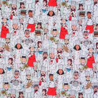 Patchworkstoff Köche Köchinnen Küche Chiefs Special Patchworkstoff Köche Köchinnen Küche Chiefs Special