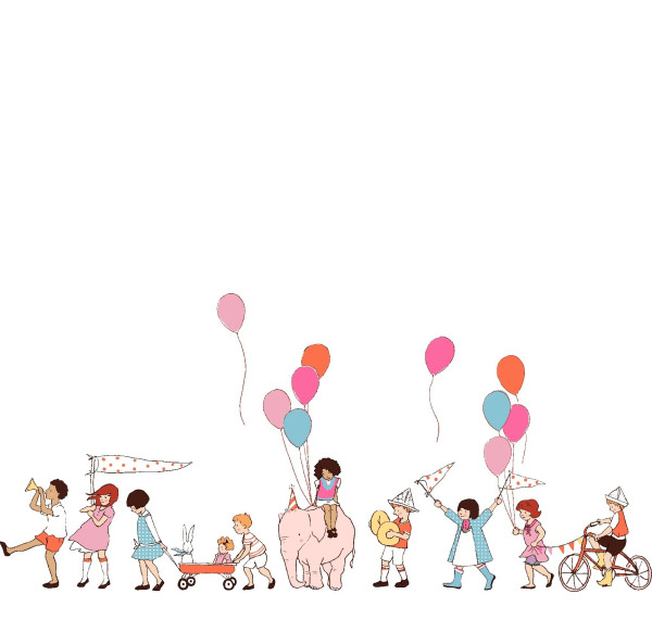 SALE 1 m Patchworkstoff Children at Play spielende Kinder Bordüre creme