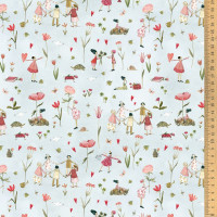 Acufactum Baumwollstoff Blumen Frauen Männer "Blütenzauber" Acufactum Baumwollstoff Blumen Frauen Männer "Blütenzauber"