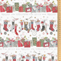 acufactum Weihnachten Nikolaussocken Geschenke Baumwollstoff Bordüre acufactum Weihnachten Nikolaussocken Geschenke Baumwollstoff Bordüre