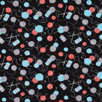 SALE 1 m Patchworkstoff Stricken WolleSchafe "All you Knit is Love" schwarz SALE 1 m Patchworkstoff Stricken WolleSchafe "All you Knit is Love" schwarz