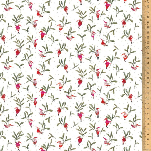 acufactum Weihnachten Wichtel Mistelwichtel Baumwollstoff