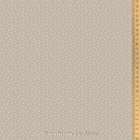 acufactum Punkte Pünktchen Tupfen Baumwollstoff hellbeige/taupe acufactum Punkte Pünktchen Tupfen Baumwollstoff hellbeige/taupe