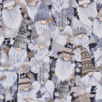 Weihnachten Wichtel Winter Holiday Gnomes Patchworkstoff Weihnachten Wichtel Winter Holiday Gnomes Patchworkstoff