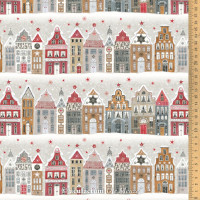 acufactum Weihnachten Stadt Häuser "Weihnachtsstadt" Baumwollstoff acufactum Weihnachten Stadt Häuser "Weihnachtsstadt" Baumwollstoff
