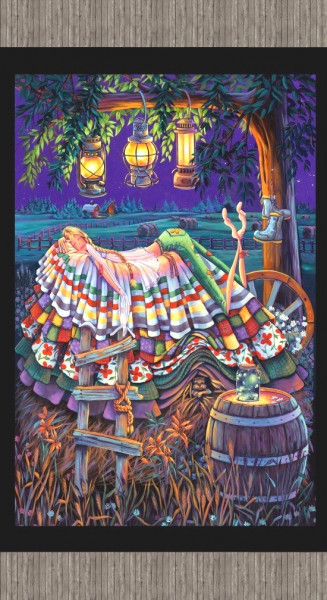 SALE Patchworkstoff Prinzessin "Princess on a Pea" Panel