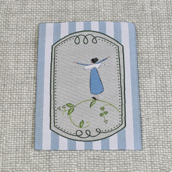 acufactum Webetikett Schutzengel Engel Patch Aufnäher