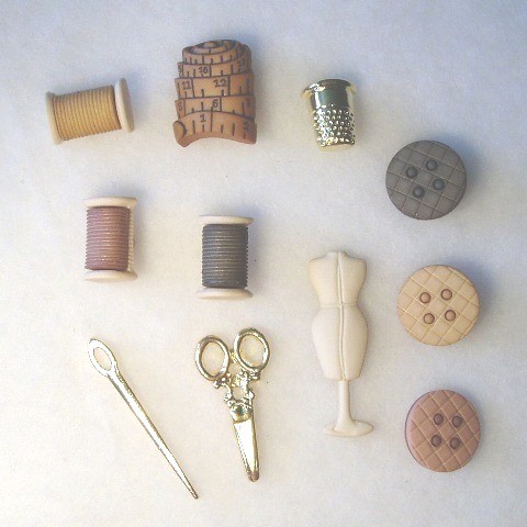 Knöpfe Nähzimmer Sewing Room