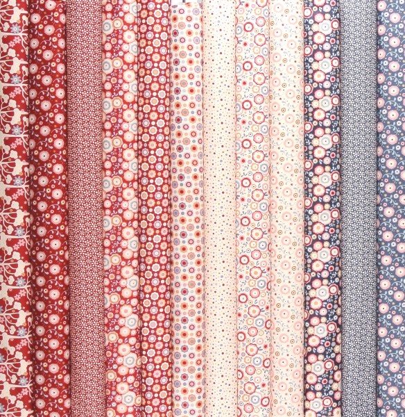 Tilda 2016 Candy Bloom Stoffpaket 6,5 x 11,5 cm •
