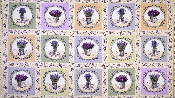 Lavendel Patchworkstoff Lavender Sachet Bilder Panel Webware