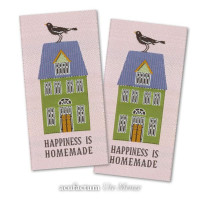 2 x acufactum Webetikett Patch Happiness is Homemade 2 x acufactum Webetikett Patch Happiness is Homemade