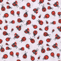 1,0 m Baumwollstoff Marienkäfer Ladybird Kinderstoff Webware 1,0 m Baumwollstoff Marienkäfer Ladybird Kinderstoff Webware