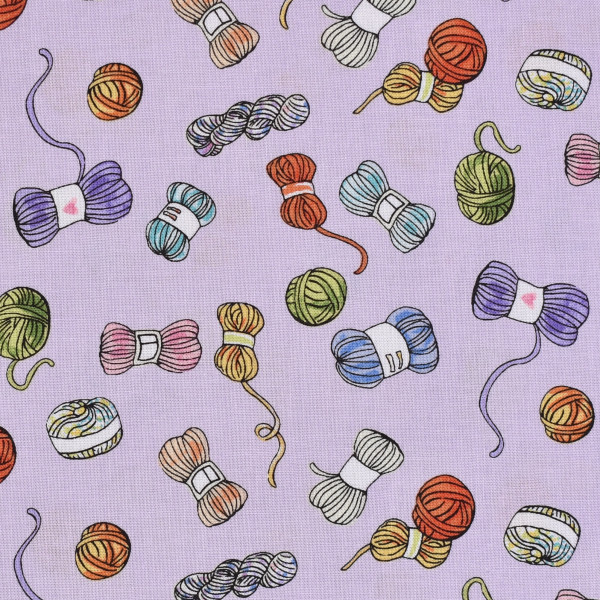 patchworkstoff wolle stricken having a ball clothworks lila detail